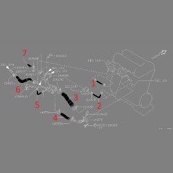 Heater and Coolant Hoses "N14 - GTiR"