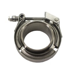 V-Band 1.5 Inch Male Female Flange With Quick Release Clamp "Stainless Steel"