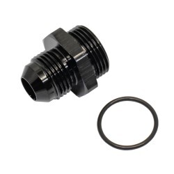 Metric M22X1.5mm (O-Ring) To Male AN6 (Black)