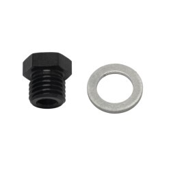 Metric Plug HEX HEAD M14x1.5mm (Black)