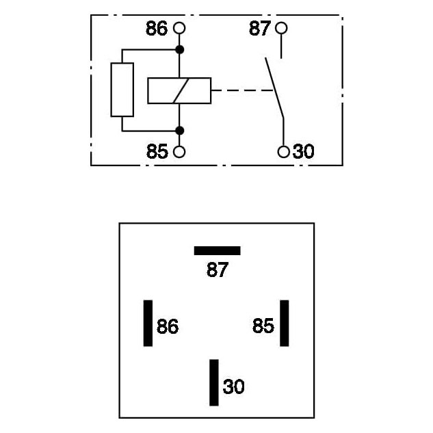 Genuine Bosch Mini Relay 30 Amp 