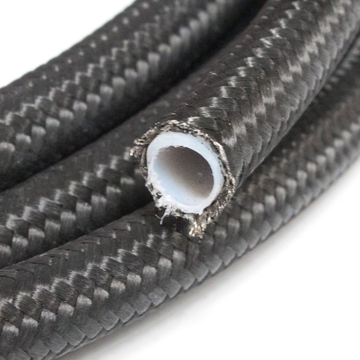 Stainless Steel Overbraided Rubber Fuel Hose 10mm (3/8) 10 Metres Silver -  Auto Silicone Hoses